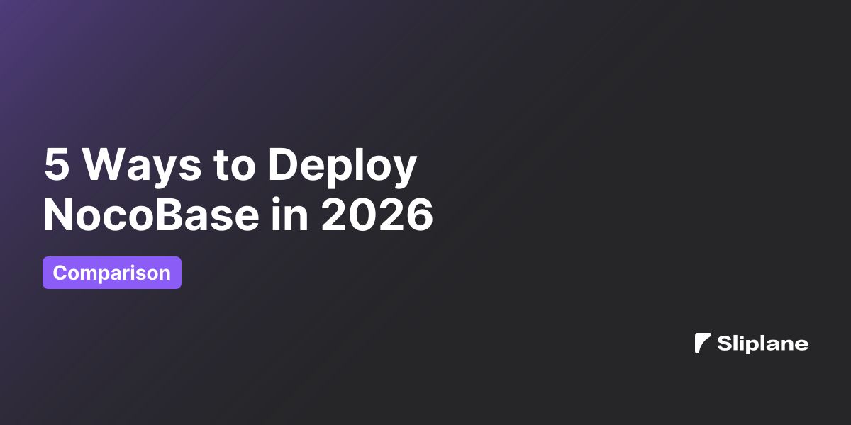 5 Ways to Deploy NocoBase in 2026